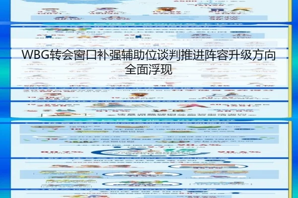 WBG转会窗口补强辅助位谈判推进阵容升级方向全面浮现